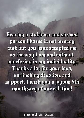first monthsary message for my girlfriend